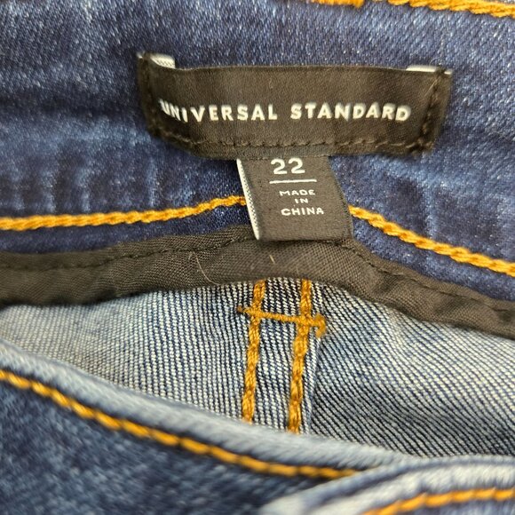 Universal Standard Seine High Rise Skinny Jeans Size Plus 22 - Picture 3 of 6